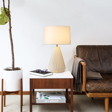 Nova Concord Bone Porcelain Table Lamp, 23" in Default, photo 1