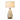 Nova of California Concord Bone Porcelain Table Lamp 28 White Walnut