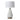 Nova of California Concord Bone Porcelain Table Lamp 28 White Walnut