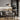 ET2 Carmen disc shade pendant in Black / Gold, lifestyle view 2