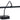 House of Troy Concert Light Battery Operated LED in Black CBLED12-7