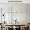 Finesse Decor Spanish Alabaster & Aluminum Four-Light Chandelier