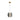 Finesse Decor Glass Antique Brass Finish Pendant