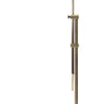House of Troy Coach Adjustable Antique Brass Pharmacy Floor Lamps