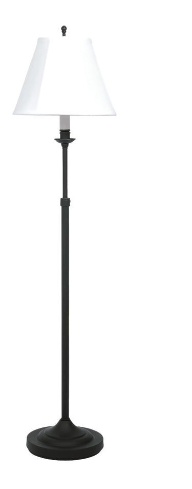 House of Troy Club Adjustable Black Floor Lamps