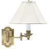 House of Troy Club Antique Brass Wall Swing Lamp