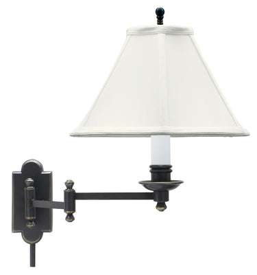 House of Troy Club Oil Rubbed Bronze Wall Swing Lamp