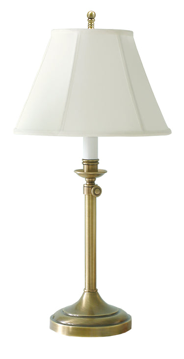 House of Troy Club Adjustable Antique Brass Table Lamps
