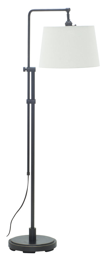 House of Troy Crown Point Oil Rubbed Bronze Floor Bridge Lamp