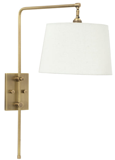 House of Troy Crown Point Antique Brass Wall Bridge Lamp