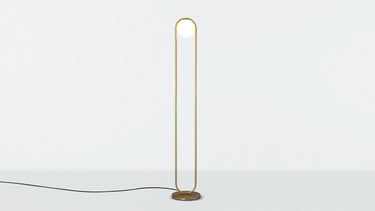 C-Ball F lamp with opal glass sphere by Stone Designs