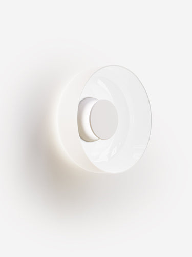Totem Sconce Glass by Pablo – opal Shade C, White/White