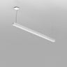 Calipso Linear Suspension Light 47.72" by Artemide, Italian LED pendant designed by Neil Poulton