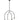 Sleek Calumn 4 Light Chandelier by Tech Lighting