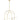Elegant Calumn 4 Light Chandelier hanging in living room