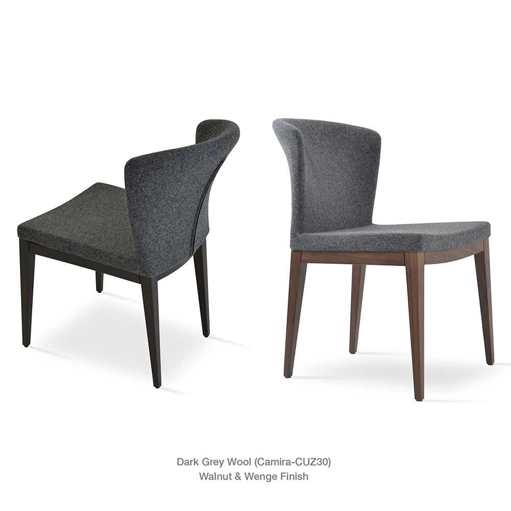 Capri Wood Dining Chair Fabric HB by SohoConcept