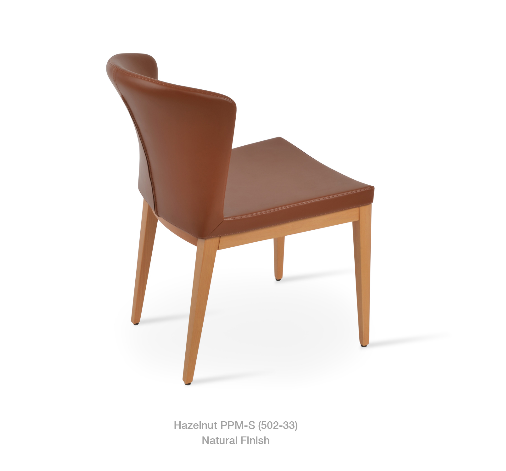 Capri Wood Dining Chair Leather HB by SohoConcept