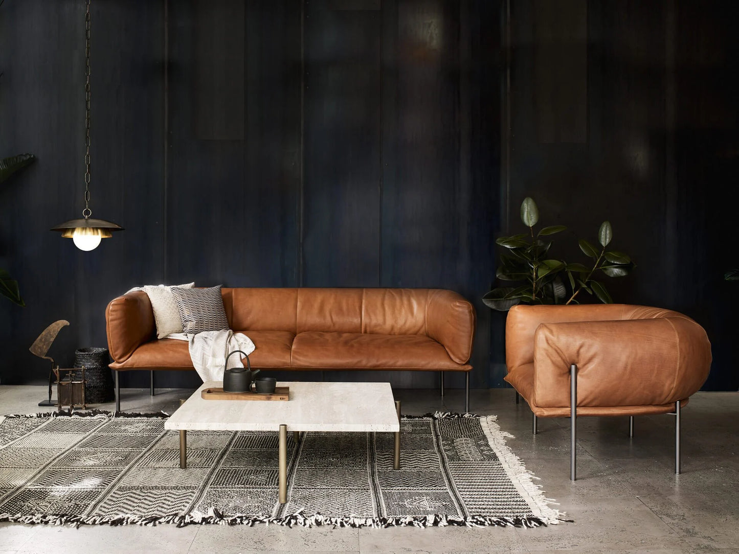 Carapace Chain Pendant by CTO Lighting
