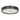 Modern dark bronze round flush mount lighting, 2700K LED, for hallway installation