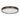 Dark bronze round flush mount, 90 CRI LED, dimmable for dining room lighting