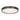 Dark bronze LED flush mount, upward and downward light, contemporary design