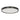 Modern dark bronze LED flush mount ceiling fixture, 22 inch diameter, Visual Comfort Modern