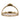 Contemporary natural brass ceiling fixture, Cerne Large Semi Flush, dual light direction