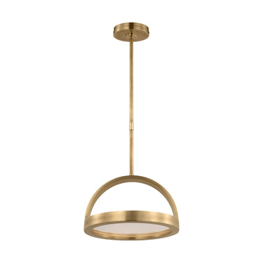 Kelly Wearstler Cerne Medium Pendant Light, 12 inch, Natural Brass finish