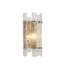 Chanmoliria Handblown Glass Wall Sconce in Brass Finish