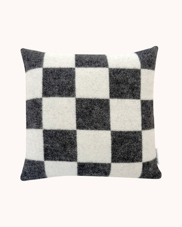Black & White Checkerboard Cushion Cover by Maison Deux, photo 1