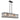 Chispa 4-Light Black Rectangular Island Light with Crystal Accents