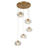 Iridescent Globe Pendant Light: Handcrafted & Dimmable | Chrysaorican