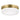 Natural Brass dimmable LED flush mount, round ceiling light for entryway, 3000K natural light