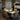 Modern LED ring pendant light in satin nickel finish for modern dining area