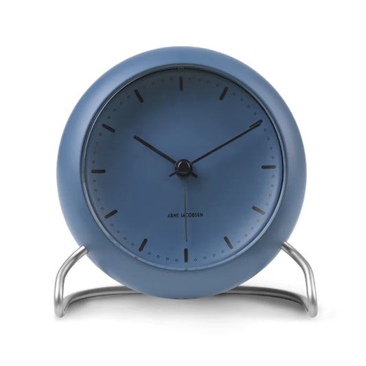 City Hall Alarm Clock - Stone Blue of Arne Jacobsen