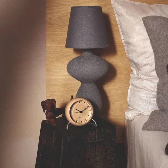 City Hall Alarm Clock - Sandy Beige of Arne Jacobsen