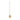 Designer brass Cityscape 36 inch Height wall sconce, dimmable warm LED illumination.