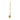 Architectural brass Cityscape 36 inch Height LED wall fixture, crystal shade details.