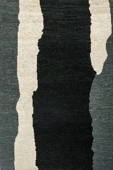 Clair Obscur hemp rug, full view