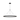 Cloak 48 chandelier in Nightshade Black finish with integrated LED lighting by Visual Comfort