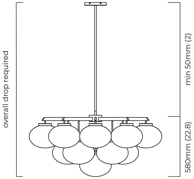 Cloudesley Large Chandelier by CTO Lighting