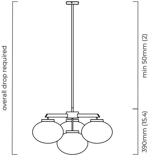 Cloudesley Small Chandelier by CTO Lighting