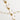 Sean Lavin Collier chandelier in natural brass, faceted Czech crystal detail