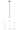 Collier 24 pendant, dark bronze finish, contemporary crystal chandelier for living room