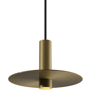 Combi modern LED pendant with decorative aluminum plate for dining room lighting