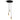 Combi round LED pendant lighting fixture with frosted glass balls and matte black finish