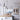 Koncept Combi Pendant 12" Matte White Matte White Canopy 9" Glass Plate Blue Attachment Suspension Flush Mount 2-in-1