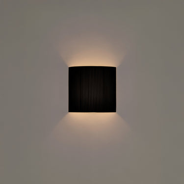 Comodin Square Wall Lamp Black Ribbon by Santa and Cole modern Spanish wall sconce