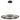 Matte black and weathered oak LED chandelier with dual ring design for modern living or dining rooms