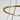 Two-ring LED chandelier with natural brass frame and oak accents for dining rooms or entryways
